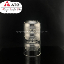 Clear Double Wall Glass Vase Borosilicate Glass Vase